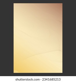 Colorful gradient background with linear shapes. Wavy colored lines. Template for the cover, banner, brochure, booklet and interior design