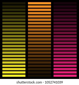 Colorful gradient background made of yellow, orange, pink spectral colors