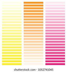 Colorful gradient background made of yellow, orange, pink spectral colors