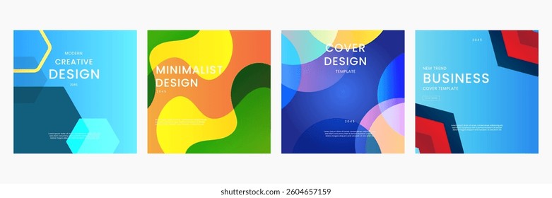 Colorful Gradient Background Modern Design Ideal for Post, Background, Banner, Ad, Promo, Invitation, Etc