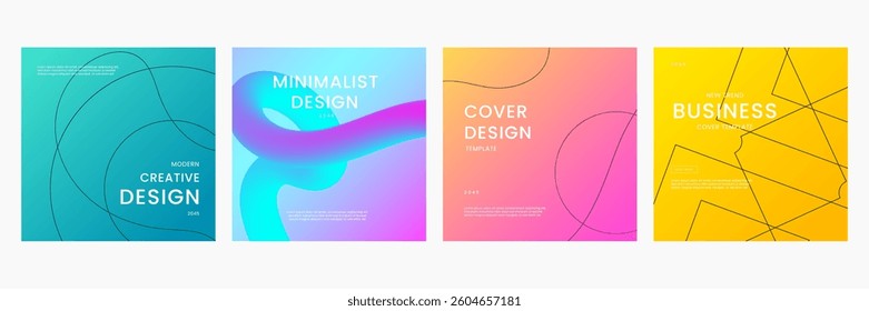 Colorful Gradient Background Modern Design Ideal for Post, Background, Banner, Ad, Promo, Invitation, Etc