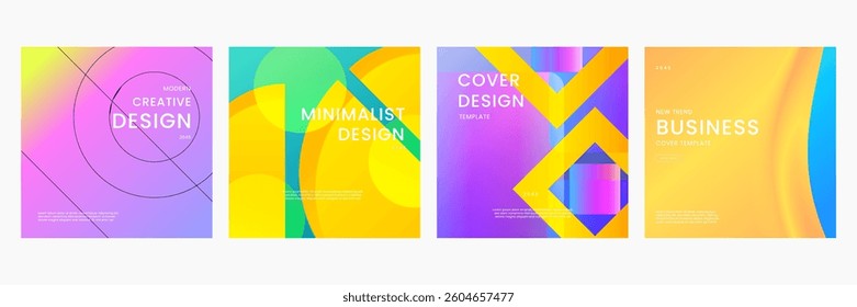 Colorful Gradient Background Modern Design Ideal for Post, Background, Banner, Ad, Promo, Invitation, Etc