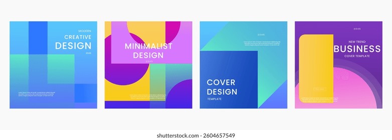 Colorful Gradient Background Modern Design Ideal for Post, Background, Banner, Ad, Promo, Invitation, Etc
