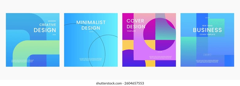 Colorful Gradient Background Modern Design Ideal for Post, Background, Banner, Ad, Promo, Invitation, Etc