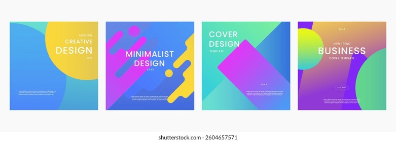 Colorful Gradient Background Modern Design Ideal for Post, Background, Banner, Ad, Promo, Invitation, Etc