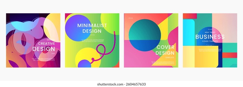 Colorful Gradient Background Modern Design Ideal for Post, Background, Banner, Ad, Promo, Invitation, Etc