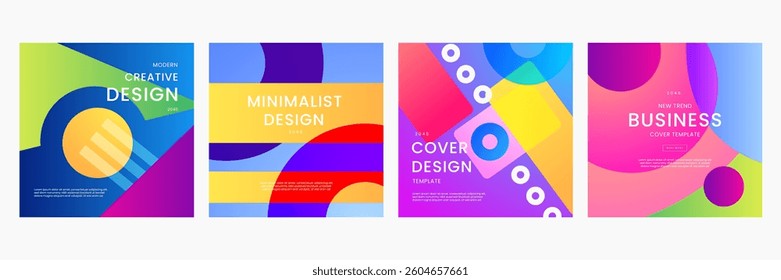 Colorful Gradient Background Modern Design Ideal for Post, Background, Banner, Ad, Promo, Invitation, Etc
