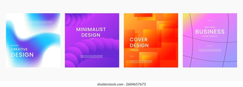 Colorful Gradient Background Modern Design Ideal for Post, Background, Banner, Ad, Promo, Invitation, Etc