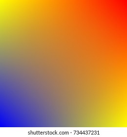 Colorful gradient background in rainbow colors. Abstract blurred smooth image. Smooth blend banner template. It can use as wallpaper.