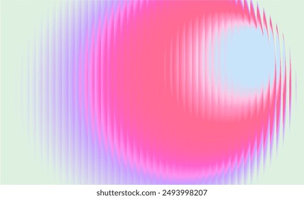 Colorful gradient background with ripple effect in blue, yellow, pink, and purple creates an aesthetic backdrop