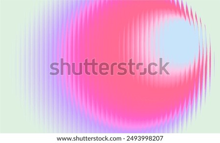 Colorful gradient background with ripple effect in blue, yellow, pink, and purple creates an aesthetic backdrop