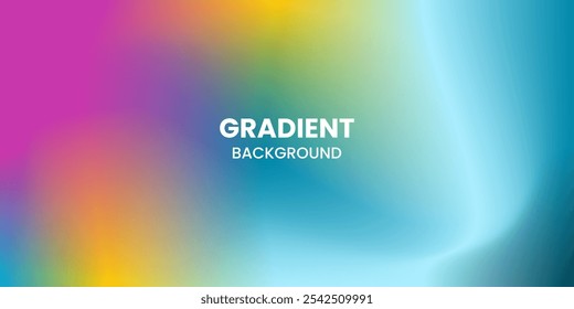 Fondo degradado colorido - Una mezcla suave de vibrantes tonos rosa, púrpura, verde y azul, creando una estética suave y moderna. Perfecto para añadir profundidad y energía a los diseños digitales
