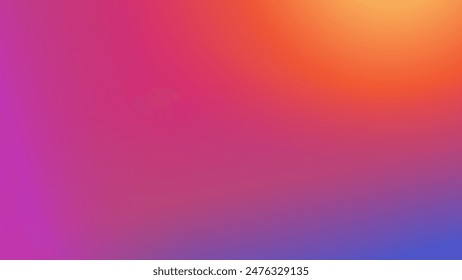 Fondo de degradado de colores con transiciones suaves de tonos cálidos a tonos fríos, creando un diseño abstracto visualmente atractivo y dinámico. Ideal para diversos usos creativos de la Ilustración vectorial.