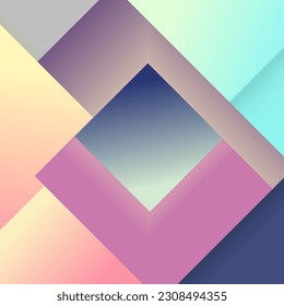 Fondo de degradado colorido con cuadrados.