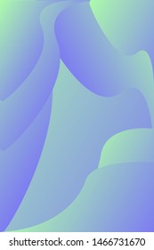 Colorful gradient background template vector design, with  abstract fluid shapes