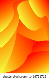 Colorful gradient background template vector design, with  abstract fluid shapes