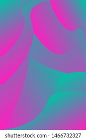 Colorful gradient background template vector design, with  abstract fluid shapes