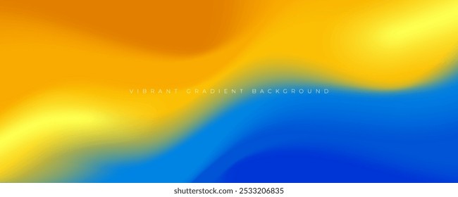 Colorful gradient background vibran color design vector