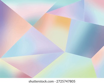 Planos de fundo gradientes coloridos em várias formas