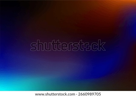 Colorful Gradient with Blue, Orange, and Subtle Purple Hues