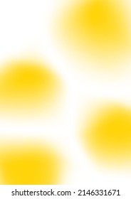 Vector de fondo abstracto de gradiente colorido. Patrón de forma de arte de aura suave amarillo y blanco brillante. Vibrante telón de fondo de textura punto a la moda. Gráfico de color de verano fresco, ilustración de círculo moderno.