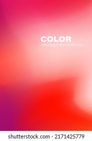 Colorful gradient blur abstract background vector. Bright aura art shape texture pattern. Soft smooth vibrant paint effect wallpaper. Fresh summer color element, defocus graphic backdrop illustration.