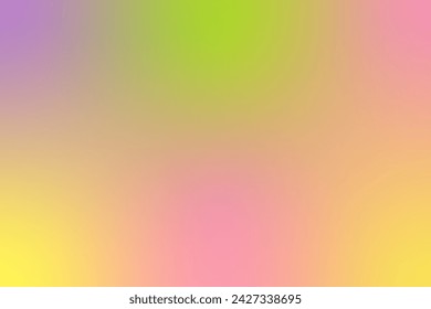 Colorful Gradient Blurry Background. Abstract Art Wallpaper. Vector Illustration