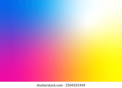 Colorful Gradient Bright Watercolor Abstract Background. Wallpaper. Vector Illustration