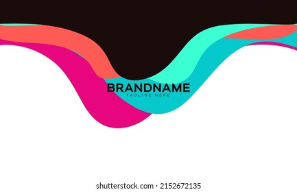 colorful gradient business card template abstract business card vector illustration