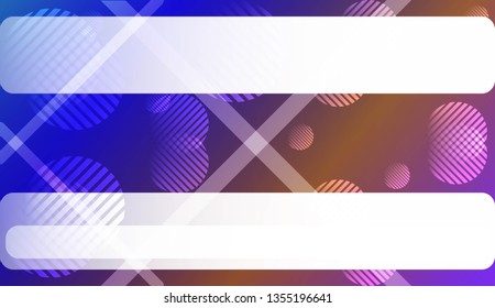 Colorful Gradient Color Background with Line, Circle. Wallpaper. For Brochure, Banner, Wallpaper, Mobile Screen. Vector Illustration