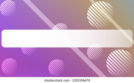 Colorful Gradient Color Background with Line, Circle. Wallpaper. For Brochure, Banner, Wallpaper, Mobile Screen. Vector Illustration