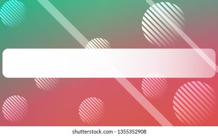 Colorful Gradient Color Background with Line, Circle. Wallpaper. For Greeting Card, Flyer, Poster, Brochure, Banner Calendar. Vector Illustration
