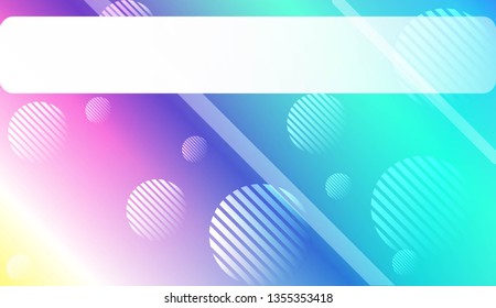 Colorful Gradient Color Background with Line, Circle. Wallpaper. For Bright Website Banner, Invitation Card, Scree Wallpaper. Vector Illustration
