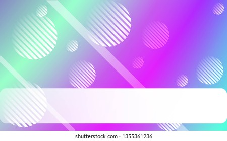 Colorful Gradient Color Background with Line, Circle. Wallpaper. For Bright Website Banner, Invitation Card, Scree Wallpaper. Vector Illustration