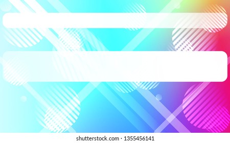 Colorful Gradient Color Background with Line, Circle. Wallpaper. For Your Bright Website Pattern, Banner Header. Vector Illustration