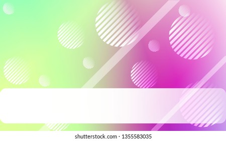 Colorful Gradient Color Background with Line, Circle. Wallpaper. For Your Bright Website Pattern, Banner Header. Vector Illustration