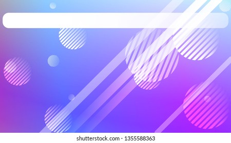 Colorful Gradient Color Background with Line, Circle. Wallpaper. For Your Bright Website Pattern, Banner Header. Vector Illustration