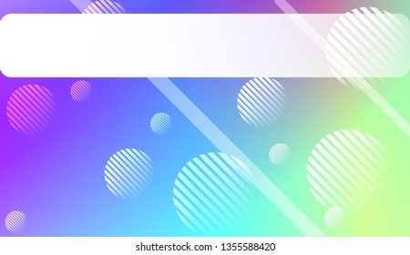 Colorful Gradient Color Background with Line, Circle. Wallpaper. For Your Bright Website Pattern, Banner Header. Vector Illustration
