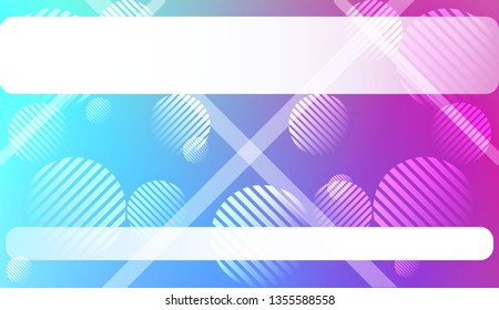 Colorful Gradient Color Background with Line, Circle. Wallpaper. For Bright Website Banner, Invitation Card, Scree Wallpaper. Vector Illustration