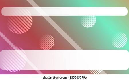 Colorful Gradient Color Background with Line, Circle. Wallpaper. For Brochure, Banner, Wallpaper, Mobile Screen. Vector Illustration