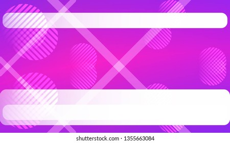 Colorful Gradient Color Background with Line, Circle. Wallpaper. For Brochure, Banner, Wallpaper, Mobile Screen. Vector Illustration