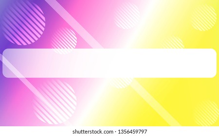 Colorful Gradient Color Background with Line, Circle. Wallpaper. For Your Bright Website Pattern, Banner Header. Vector Illustration