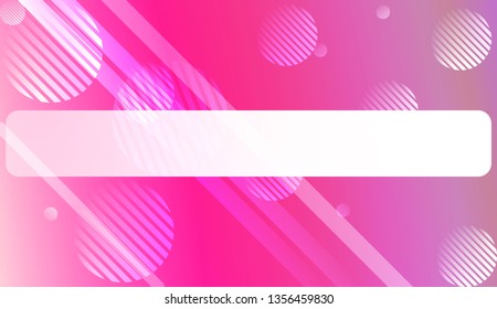 Colorful Gradient Color Background with Line, Circle. Wallpaper. For Your Bright Website Pattern, Banner Header. Vector Illustration