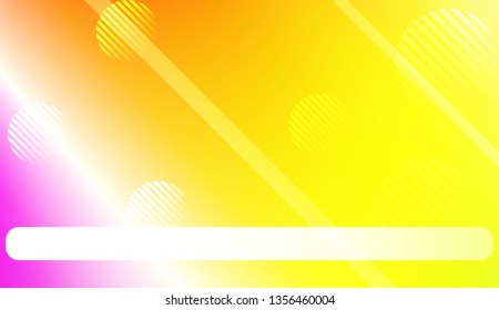 Colorful Gradient Color Background with Line, Circle. Wallpaper. For Your Bright Website Pattern, Banner Header. Vector Illustration