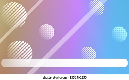 Colorful Gradient Color Background with Line, Circle. Wallpaper. For Brochure, Banner, Wallpaper, Mobile Screen. Vector Illustration