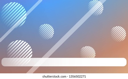 Colorful Gradient Color Background with Line, Circle. Wallpaper. For Brochure, Banner, Wallpaper, Mobile Screen. Vector Illustration
