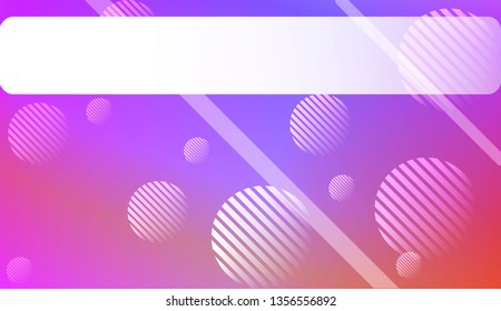 Colorful Gradient Color Background with Line, Circle. Wallpaper. For Bright Website Banner, Invitation Card, Scree Wallpaper. Vector Illustration