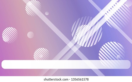 Colorful Gradient Color Background with Line, Circle. Wallpaper. For Greeting Card, Flyer, Poster, Brochure, Banner Calendar. Vector Illustration