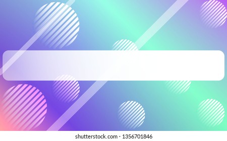 Colorful Gradient Color Background with Line, Circle. Wallpaper. For Your Bright Website Pattern, Banner Header. Vector Illustration