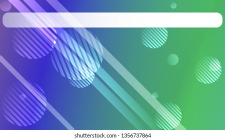Colorful Gradient Color Background with Line, Circle. Wallpaper. For Greeting Card, Flyer, Poster, Brochure, Banner Calendar. Vector Illustration